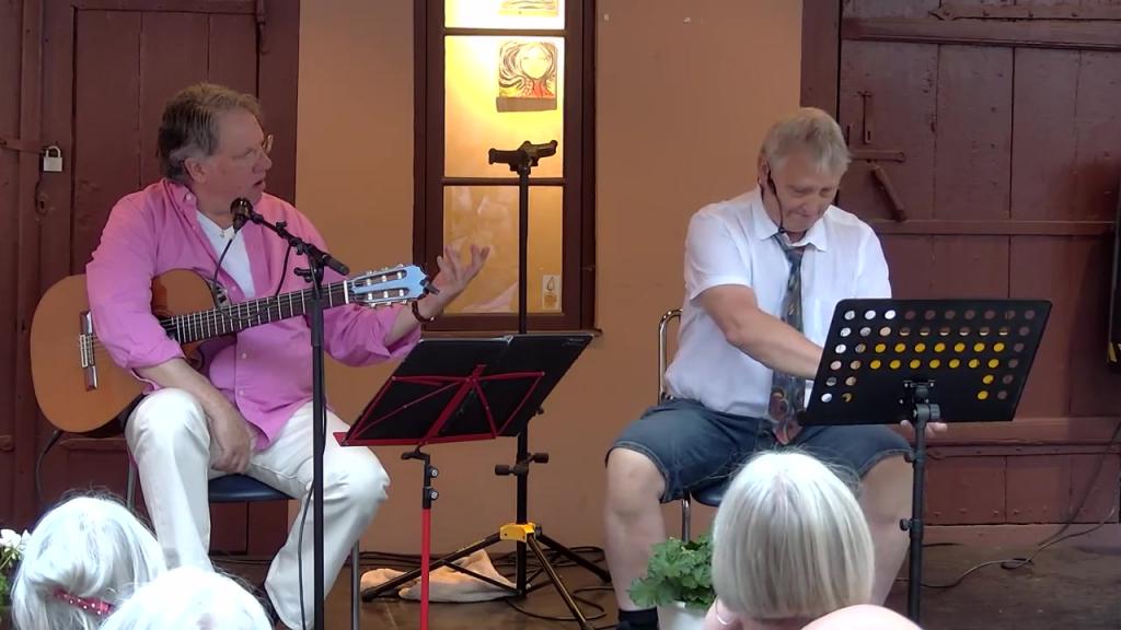 Kultur på innegården - På scenen Jan-Olof Andersson & Flemming Mouritsen - 01 Jul 18:52 - 21:12