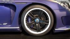 Matte Blue Gemballa Mirage GT based on the Porsche Carrera GT