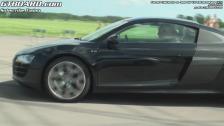 Ferrari California vs Audi R8 V10 with ECU