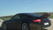 1080p: Porsche 997 Turbo PDK vs Audi R8 V10 E-Gear x 2 races