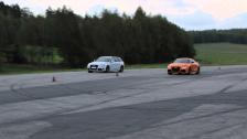 2nd start exterior Audi RS4 Avant vs Audi TT-RS
