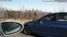 BMW M5 F10 vs M5 E60 x 3 races from the M5 E60