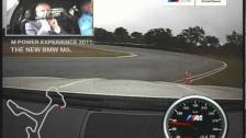 BMW M Experience M5 F10 Drift Taxi Gustav is passenger Ascari Race Resort November 2011