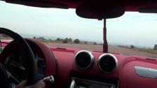 Koenigsegg Agera R practice run from inside with passenger without Launch Control