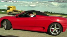 Ferrari 360 Spider vs ESS VT625 BMW M3 Coupe 6-speed manual