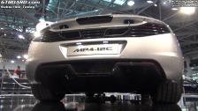 McLaren MP4-12C Ice Silver with exposed monocoque