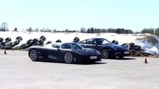Porsche 911 Turbo PDK vs Koenigsegg CCR Evo