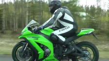Kawasaki ZX-10R Ninja vs Corvette Z06 with Akrapovic exhaust