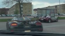 Koenigsegg Agera S Hundra, Bugatti Veyron 16.4 fueling 98-octane in Sweden race online within 7 days