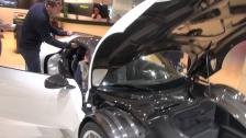 Roof ON luggage door OPEN Porsche 911 Spyder Frankfurt 2013