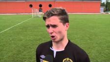 Inför AIK-IFE Adam Lundqvist