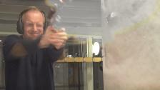 Shooting range first time in 18 years after the army: alot of fun at thetarget.se