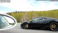 Ferrari 458 Italia with Sophie vs Porsche 911 Turbo PDK (997)
