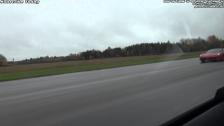 BMW M6 F12 vs Ferrari 458 Italia 0-250 km/h / 0-155 mph (From standstill in the rain)