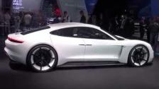 [4k] Porsche Mission E 600 HP, all-electric sports car of 2018