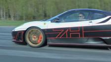 Jaguar XKR 510 HP vs Ferrari 430 Scuderia