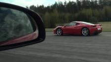 Mercedes SLS AMG Roadster vs Ferrari 458 Italia