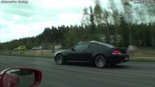 Ferrari 458 Italia vs BMW M6 Coupe V10