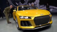 Audi Sport Quattro Concept exterior and interior incl. instrument in detail Frankfurt 2013 IAA