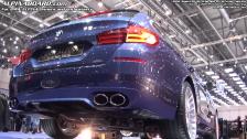 BMW ALPINA B5 BiTurbo Touring and Limousine exteriour and interiour in detail Geneva 2011