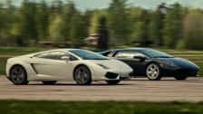 HD: Murciélago LP640 vs LP560-4 Gallardo: GTBOARD.com