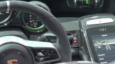 Porsche 918 Spyder instruments and interface in action at Frankfurt 2013