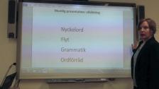 Muntlig presentation: berätta om din utbildning