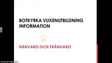 Närvaro och frånvaro - på arabiska