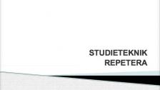 Studieteknik: repetera