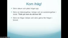 Skriv ett brev