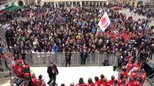 Hockeyallsvenskt firande stora torget