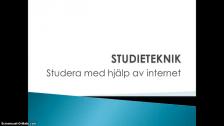 Studera med hjälp av internet - på arabiska