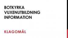 Information om klagomål, synpunkter och förslag - på tigrinja