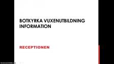 Information om receptionen - på ryska