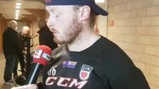 Adam Schoultz efter förlusten mot Kumla