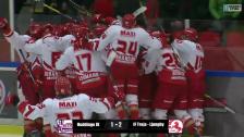 Highlights: Huddinge-Troja/Ljungby Hockeyettan Finalen match 1