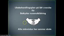 Likabehandlingsplan på persiska
